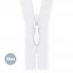 Verdeckter Reißverschluss Weiß (501) 40CM YKK Verdecktem Reißverschluss Weiß YKK 40CM Nicht Teilbar - (Nicht Teilbar Verdecktem Reißverschluss YKK)