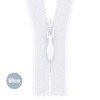Blinde Rits Wit (501) 60CM YKK Niet Deelbaar
