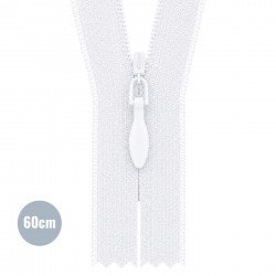 Invisible Zipper White (501) YKK 60CM Not Divisible