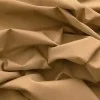 Tessuto Popeline Di Cotone Cammello