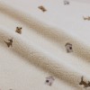 Tissu Fourrure Mouton Brodé - Animaux Des Bois