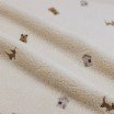 Tissu Fourrure Mouton Léopard Écru - (Tissu Fourrure Mouton)