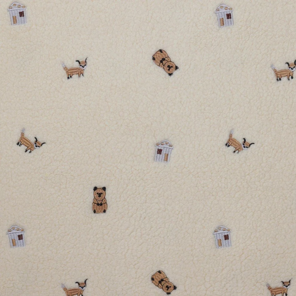Teddy Stof Geborduurd - Bos Dieren