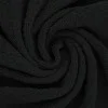 Tessuto Spugna Di Cotone Nero 