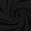 Frotteestoff Schwarz - Schwere Baumwollqualität Frotteestoff Schwarz - (Frotteestoffe Baumwolle)