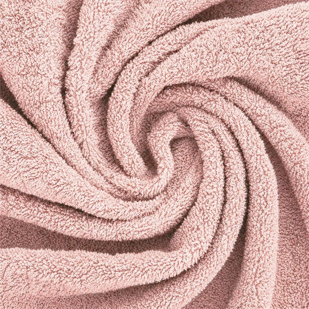 Tessuto Spugna Di Cotone Nude Rosa