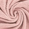 Tessuto Spugna Di Cotone Nude Rosa