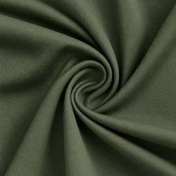 Tessuto Bambù Di Saia Verde Militare