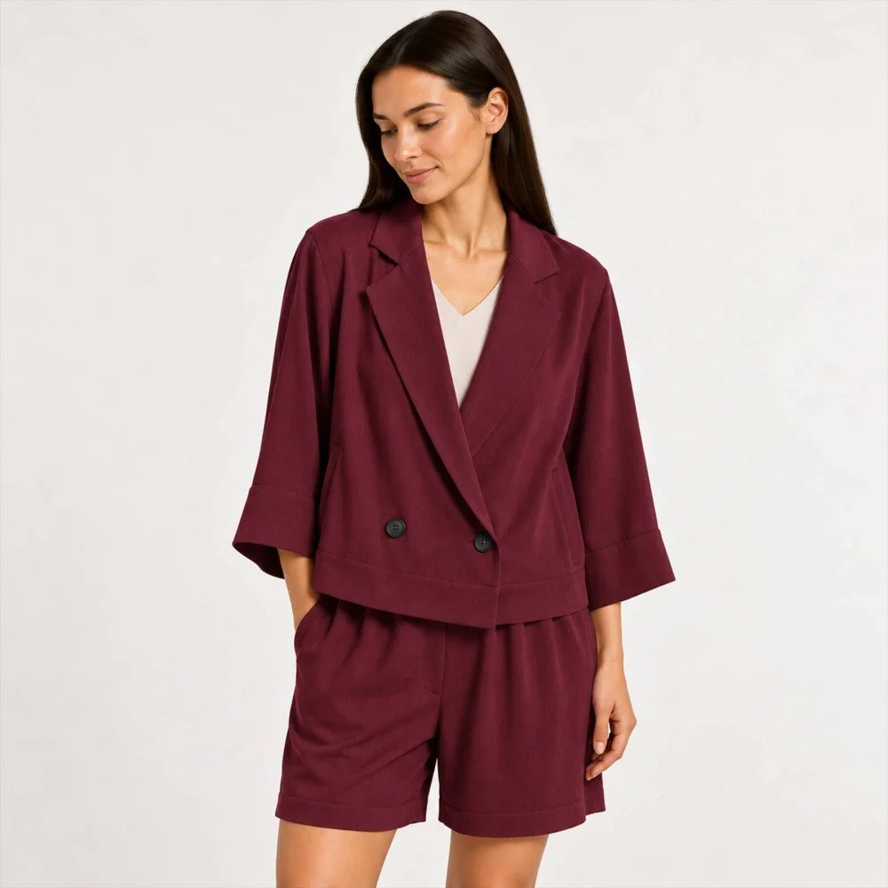 Bamboe Twill Stof Bordeaux Bamboe Twill Stof Bordeaux