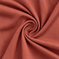 Bamboo Twill Fabric Burnt Orange