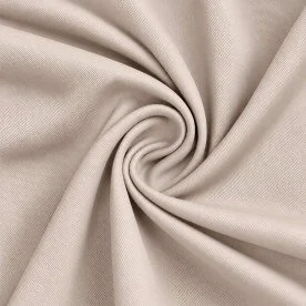 Tessuto Bambù Di Saia Beige Chiaro
