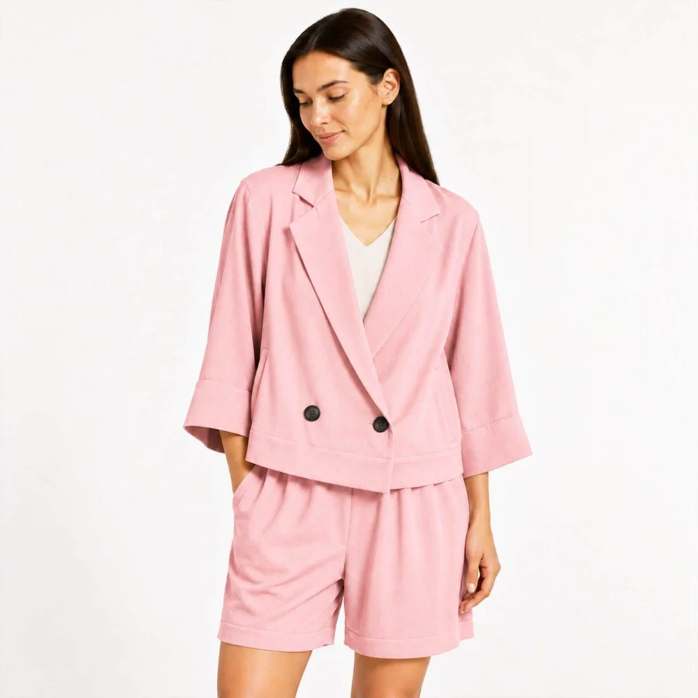Bamboe Twill Stof Licht Roze Bamboe Twill Stof Licht Roze
