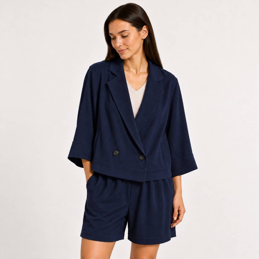 Tessuto Bambù Di Saia Nero - (Tessuti Moda)