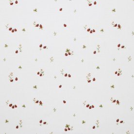 Cotton Poplin Digital Print - Clover With Ladybug