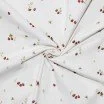 Bomuld Poplin Stof Digital Trykt - Kløver Med Mariehøne Bomuld Poplin Stof Digital Trykt - Pastel Blomst Lyserød - (Bomuld Poplin Print )