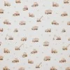 Poplin Katoen Digitale Print - Bouwmachines Beige