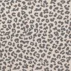 Rib Jersey Strikstof Digitalt Tryk - Stor Leopard Lys Beige Rib Jersey Strikstof Muster - Leopardtryk Brun - (Jerseystoffer)