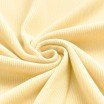 Rib Knit Jersey Fabric Pastel Yellow - (Jersey Fabrics)