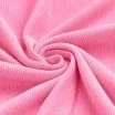 Rib Knit Jersey Fabric Bubblegum Pink Rib Knit Jersey Fabric Pastel Pink - (Jersey Fabrics)