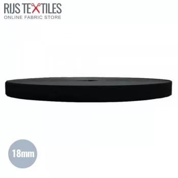 Taśma Gumkowa Gładka 18mm Czarny Taśma Gumkowa Gładka 18mm Czarny