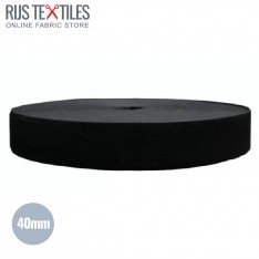 Woven Elastic Tape 40mm Black