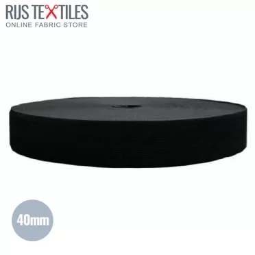 Bande Caoutchouc 40mm Noir Bande Caoutchouc 40mm Noir - (Rubans)