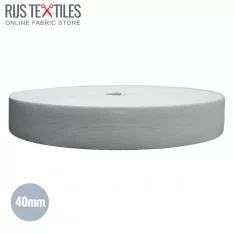 Bande Caoutchouc 40mm Blanc 