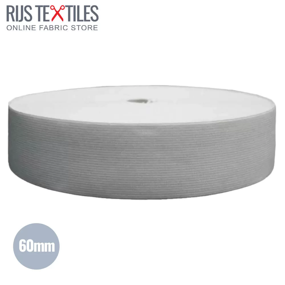 Bande Caoutchouc 60mm Blanc 