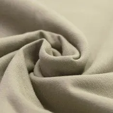 Bio Baumwolljersey Stoff Dunkel Beige 