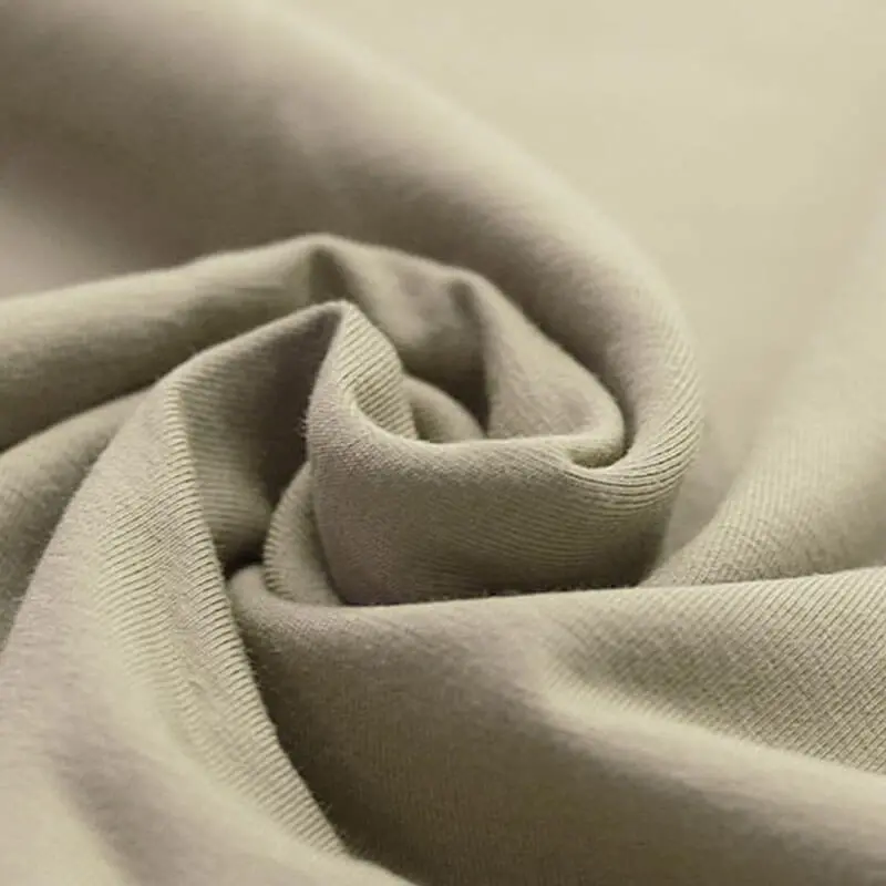 Biologische Katoenen Jersey Stof Donker Beige