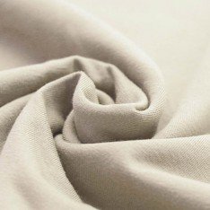 Organic Cotton Jersey Fabric Light Beige 