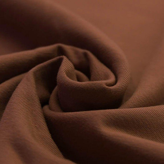 Organic Cotton Jersey Fabric Light Brown - (Jersey Fabrics)