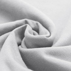 Organic Cotton Jersey Fabric Light Grey