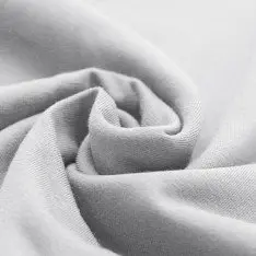 Tissu Jersey De Coton Bio Gris Clair