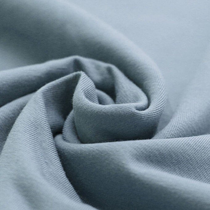 Tissu Jersey De Coton Bio Jeans Clair - (Tissus Jersey)