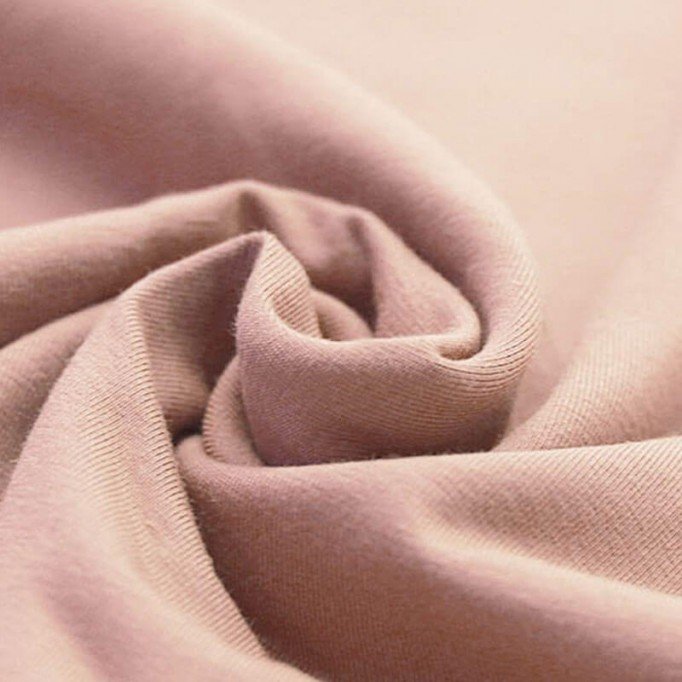 Organic Cotton Jersey Fabric Nude Pink - (Jersey Fabrics)