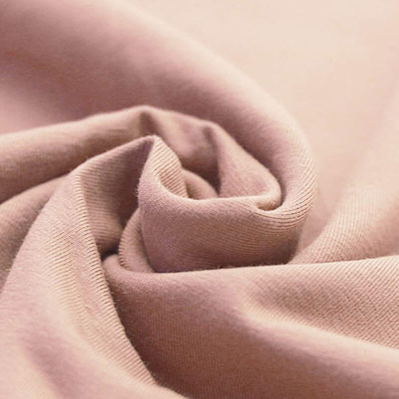 Biologische Katoenen Jersey Stof Nude Roze