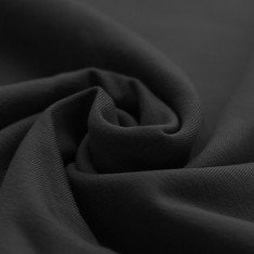Organic Cotton Jersey Fabric Black