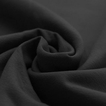 Tissu Jersey De Coton Bio Noir Tissu Jersey De Coton Bio Noir