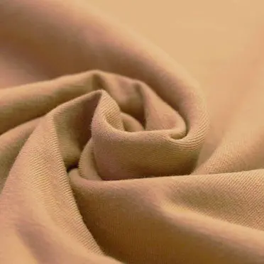 Organic cotton jersey fabric peach