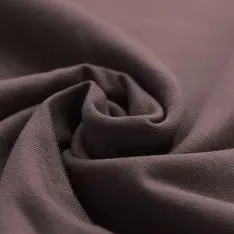 Tissu Jersey De Coton Bio Mauve Foncé