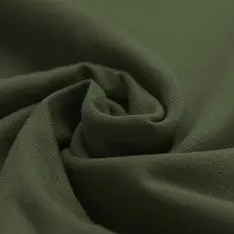 Tissu Jersey De Coton Bio Armée Verte