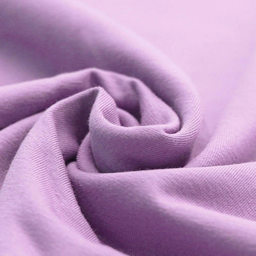Biologische Katoenen Jersey Stof Pastel Lila