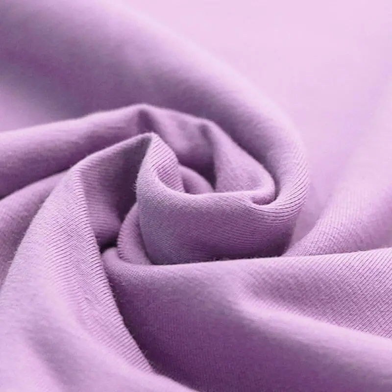 Biologische Katoenen Jersey Stof Pastel Lila