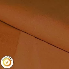 Bio Tessuto Di Sweatshirt Ruvido Cognac