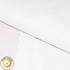 Organic French Terry Brushed Fabric Ecru