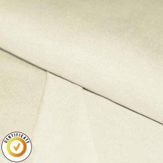 Organic French Terry Brushed Fabric Natural