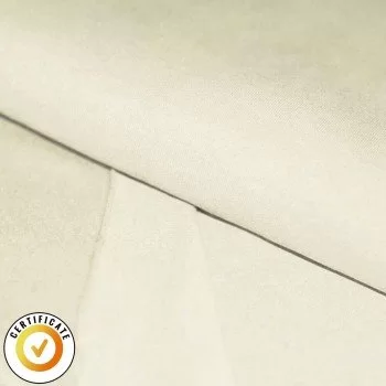 French Terry Dresówka Drapana Organiczna Naturalny Beż