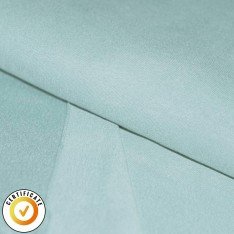 Organic French Terry Brushed Fabric Sea Green