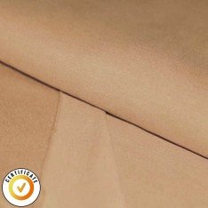 Organic French Terry Brushed Fabric Camel